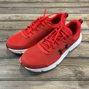 Under Armour Charged Assert 10 Red Running Shoes - Men's 13
